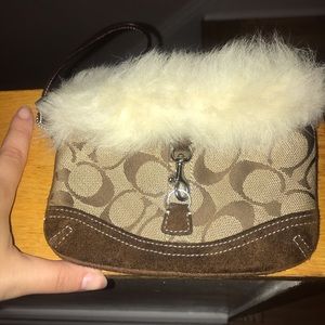 Authentic COACH Mini Wristlet